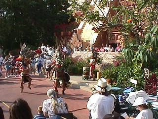 Aztec dancers